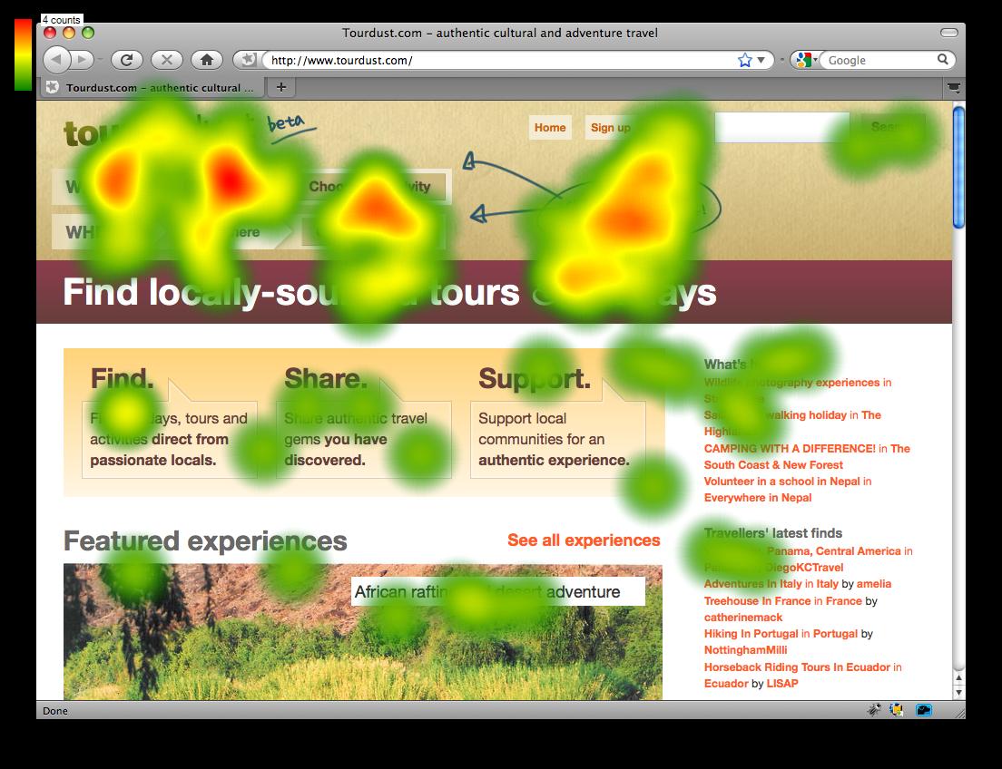 設計網頁的23條有用技巧(眼動追蹤[Eye-Tracking]與用戶體驗) 